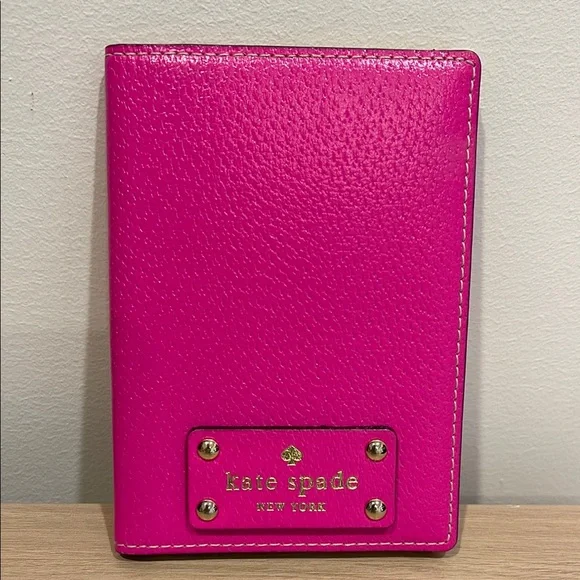 kate spade | Bags | Kate Spade Fuchsia Leather Travel Wallet  display picture 1